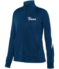 Load image into Gallery viewer, Keller Rhinestoned Color Guard Warm Up Jacket
