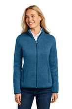 Load image into Gallery viewer, Port Authority ®  Women's Sweater Fleece Jacket. L232
