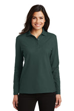 Load image into Gallery viewer, Port Authority ®  Women's Silk Touch™ Long Sleeve Polo.  L500LS
