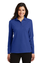 Load image into Gallery viewer, Port Authority ®  Women's Silk Touch™ Long Sleeve Polo.  L500LS
