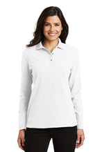 Load image into Gallery viewer, Port Authority ®  Women's Silk Touch™ Long Sleeve Polo.  L500LS
