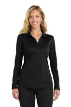 Load image into Gallery viewer, Port Authority  ®  Women's Silk Touch  ™   Performance Long Sleeve Polo. L540LS
