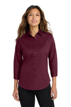 Load image into Gallery viewer, Port Authority ®  Women's 3/4-Sleeve Easy Care Shirt. L612
