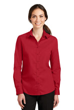 Load image into Gallery viewer, Port Authority ®  Women's SuperPro ™  Twill Shirt. L663
