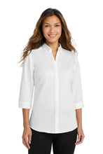 Load image into Gallery viewer, Port Authority ®  Women's 3/4-Sleeve SuperPro ™  Twill Shirt. L665
