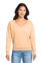 Load image into Gallery viewer, Port &amp; Co ®  Women's Beach Wash ®  Garment-Dyed V-Neck Sweatshirt LPC098V

