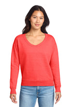 Load image into Gallery viewer, Port &amp; Co ™  Women's Beach Wash ®  Garment-Dyed V-Neck Sweatshirt LPC098V
