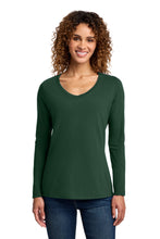 Load image into Gallery viewer, Port &amp; Co ®  Women's Long Sleeve Fan Favorite V-Neck Tee. LPC450VLS

