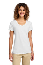 Load image into Gallery viewer, Port &amp; Co ®  Women's Fan Favorite V-Neck Tee. LPC450V

