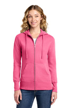 Load image into Gallery viewer, Port &amp; Co ®  Women's Core Fleece Full-Zip Hooded Sweatshirt. LPC78ZH
