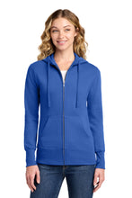 Load image into Gallery viewer, Port &amp; Co ®  Women's Core Fleece Full-Zip Hooded Sweatshirt. LPC78ZH
