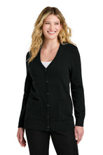 Load image into Gallery viewer, Port Authority ®  Women's Easy Care Button-Up Cardigan Sweater LSW4150

