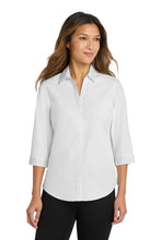 Load image into Gallery viewer, Port Authority ®  Women's 3/4-Sleeve Carefree Poplin Shirt. LW102
