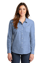Load image into Gallery viewer, Port Authority ®  Women's Slub Chambray Shirt. LW380
