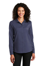 Load image into Gallery viewer, Port Authority ®  Women's Long Sleeve Performance Staff Shirt LW401
