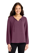 Load image into Gallery viewer, Port Authority ®  Women's Textured Crepe Blouse LW714
