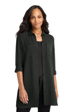 Load image into Gallery viewer, Port Authority ®  Women's Textured Crepe Long Tunic LW715
