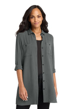Load image into Gallery viewer, Port Authority ®  Women's Textured Crepe Long Tunic LW715
