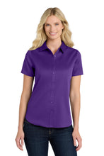 Load image into Gallery viewer, Port Authority ®  Women's Short Sleeve SuperPro React ™ Twill Shirt. LW809
