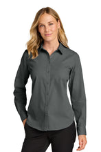 Load image into Gallery viewer, Port Authority ®  Women's Long Sleeve Nailhead Easy Care Shirt LW816
