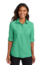 Load image into Gallery viewer, Port Authority ®  Women's Long Sleeve UV Daybreak Shirt LW960
