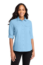Load image into Gallery viewer, Port Authority ®  Women's Long Sleeve UV Daybreak Shirt LW960
