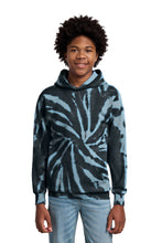 Load image into Gallery viewer, Port &amp; Co ®  Youth Tie-Dye Pullover Hooded Sweatshirt. PC146Y
