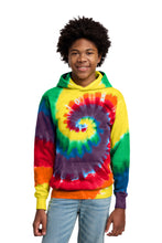 Load image into Gallery viewer, Port &amp; Co ®  Youth Tie-Dye Pullover Hooded Sweatshirt. PC146Y
