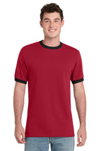 Load image into Gallery viewer, Port &amp; Co ™  Core Cotton Ringer Tee.  PC54R
