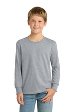 Load image into Gallery viewer, Port &amp; Co ™  Youth Long Sleeve Core Cotton Tee. PC54YLS
