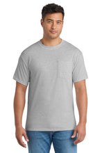 Load image into Gallery viewer, Port &amp; Co ™  Tall Core Blend Pocket Tee. PC55PT
