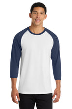 Load image into Gallery viewer, Port &amp; Co ™  Core Blend 3/4-Sleeve Raglan Tee. PC55RS

