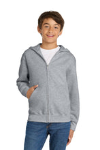 Load image into Gallery viewer, Port &amp; Co ™  Youth Core Fleece Full-Zip Hooded Sweatshirt PC78YZH
