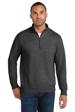 Load image into Gallery viewer, Port &amp; Co ™  Fan Favorite Fleece 1/4-Zip Pullover Sweatshirt. PC850Q

