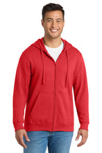 Load image into Gallery viewer, Port &amp; Co ®  Fan Favorite Fleece Full-Zip Hooded Sweatshirt. PC850ZH
