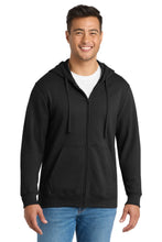 Load image into Gallery viewer, Port &amp; Co ®  Fan Favorite Fleece Full-Zip Hooded Sweatshirt. PC850ZH
