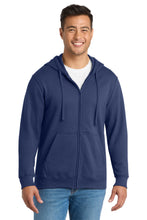 Load image into Gallery viewer, Port &amp; Co ®  Fan Favorite Fleece Full-Zip Hooded Sweatshirt. PC850ZH
