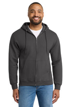 Load image into Gallery viewer, Port &amp; Co ®  Tall Essential Fleece Full-Zip Hooded Sweatshirt. PC90ZHT
