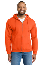 Load image into Gallery viewer, Port &amp; Co ®  Tall Essential Fleece Full-Zip Hooded Sweatshirt. PC90ZHT
