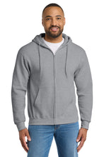 Load image into Gallery viewer, Port &amp; Co ™  Essential Fleece Full-Zip Hooded Sweatshirt.  PC90ZH
