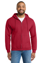 Load image into Gallery viewer, Port &amp; Co ™  Essential Fleece Full-Zip Hooded Sweatshirt.  PC90ZH
