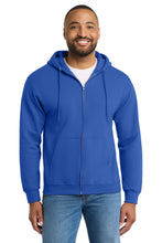 Load image into Gallery viewer, Port &amp; Co ™  Essential Fleece Full-Zip Hooded Sweatshirt.  PC90ZH
