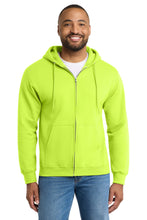 Load image into Gallery viewer, Port &amp; Co ™  Essential Fleece Full-Zip Hooded Sweatshirt.  PC90ZH
