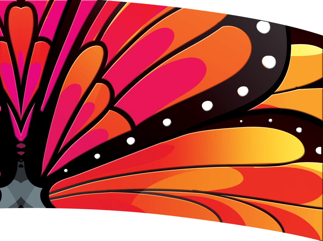 Pre-Designed Flags - Butterfly Wing
