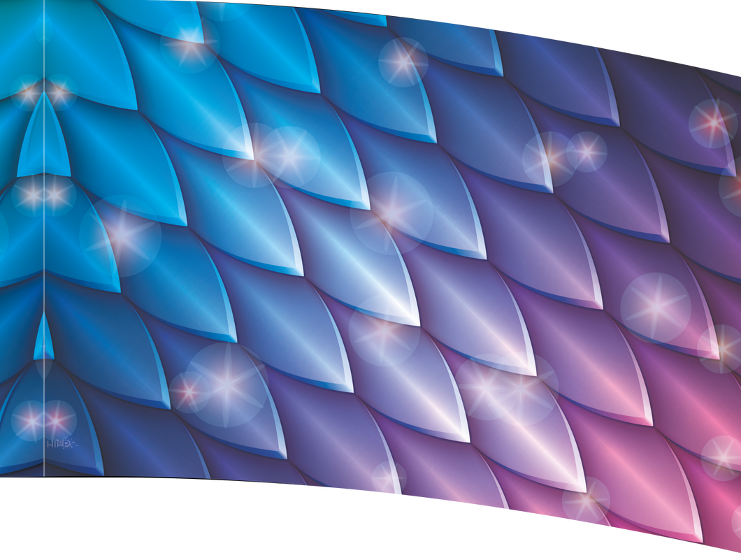 Violet Scale Pre-Designed Flags - Blue Violet Scales – Hipp Visual Solutions