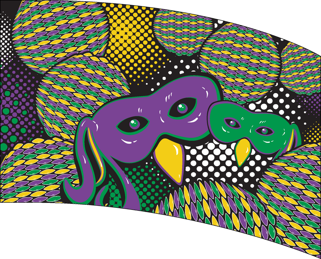 Ready To Ship Digital Flag - Mardi Gras 5