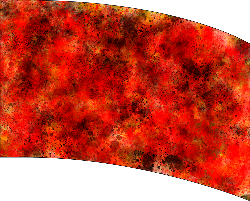 Ready To Ship Digital Flag - Red Splatter