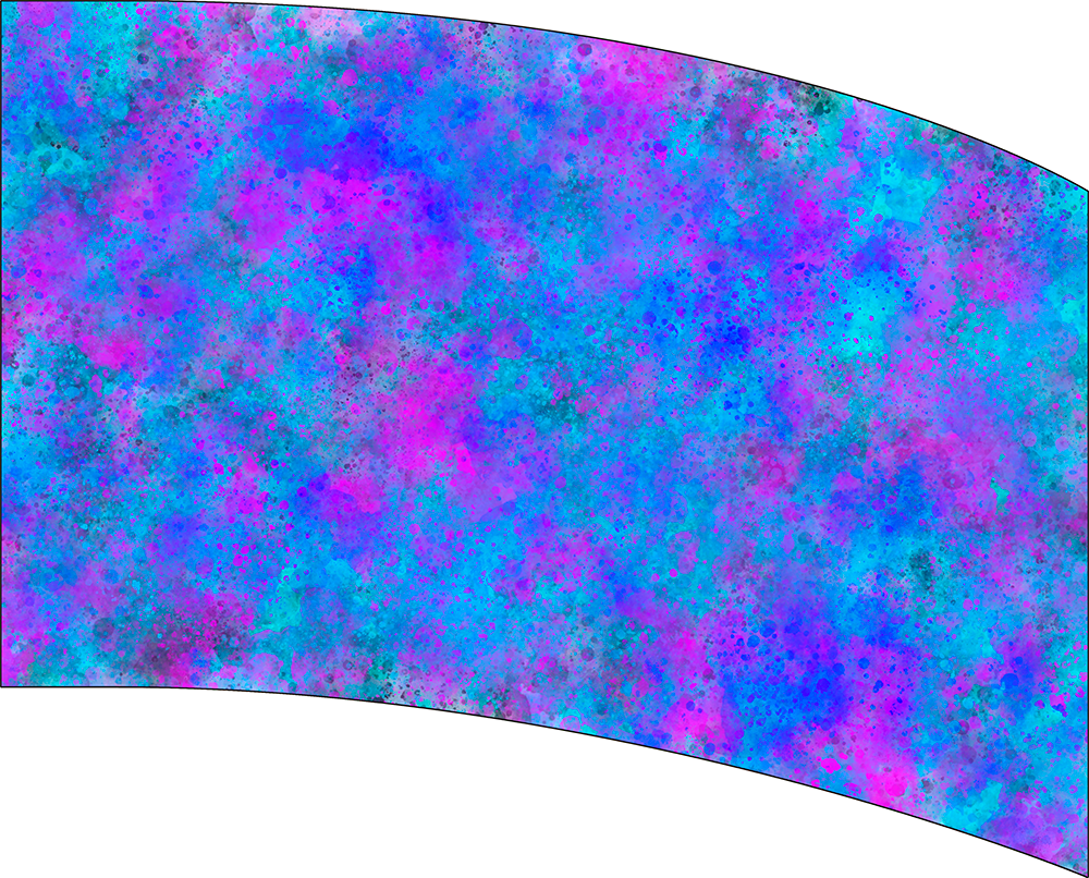 Ready To Ship Digital Flag - Blue Splatter