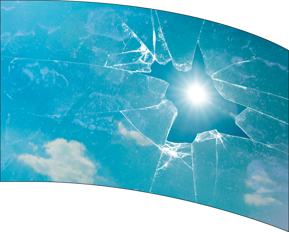 Ready To Ship Digital Flag - Broken Sun