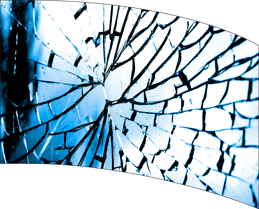 Ready To Ship Digital Flag - Broken
